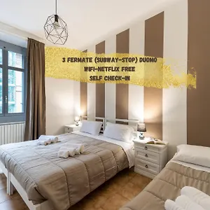 Elegant Near Metro Porta Romana,3 Fermate Subway-stop A Duomo, Wifi-netflix Free , Milano Italia